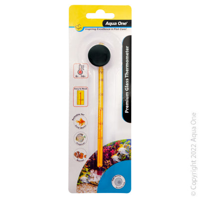 Aqua One Glass Thermometer