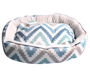 Dog Bed Avoca Oval - Blue