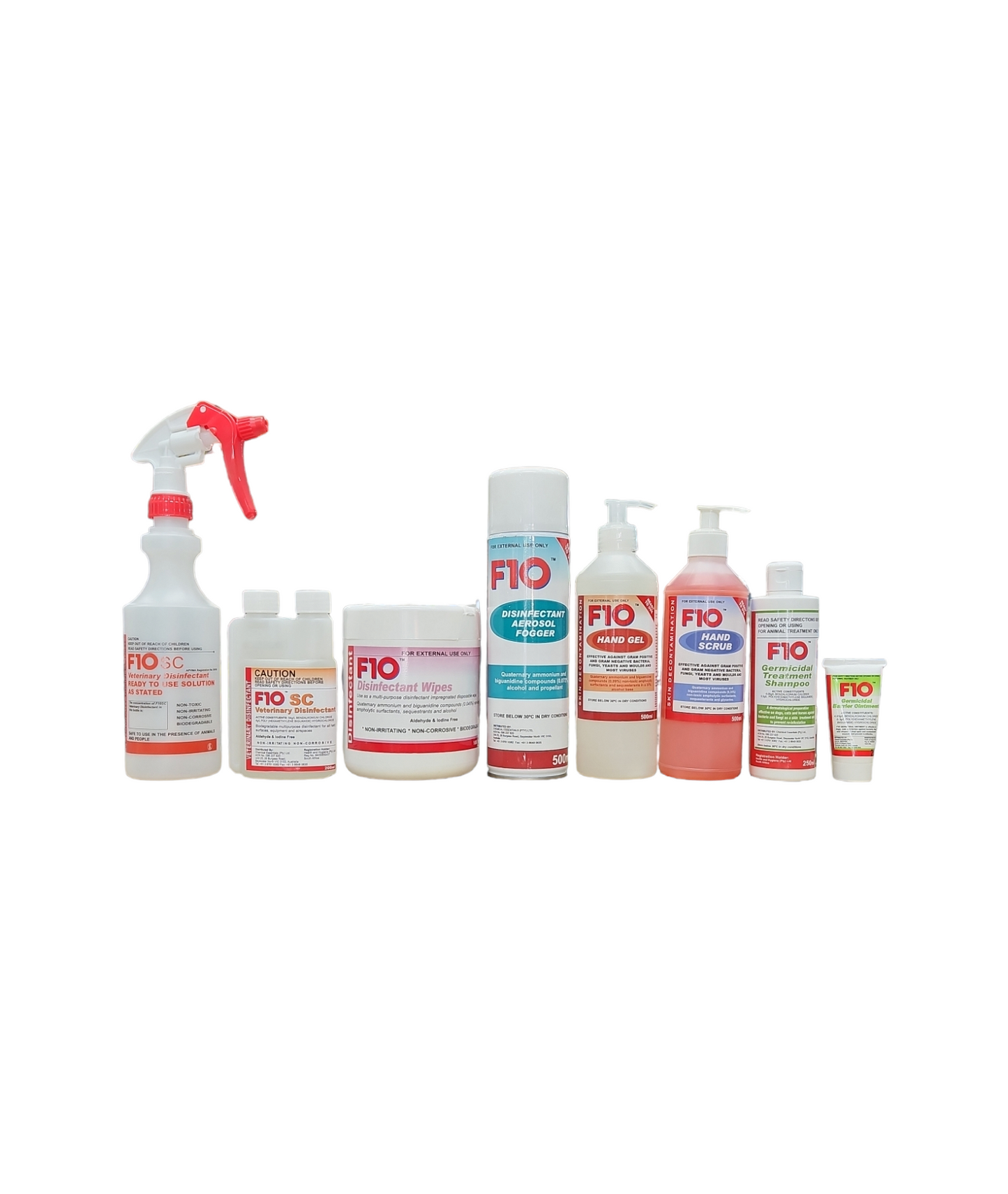 F-10 Cleaning Products